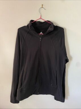 adidas Women’s Zip Up Black Workout Yoga